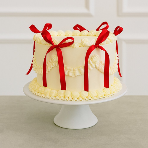 Bolo de aniversario vintage